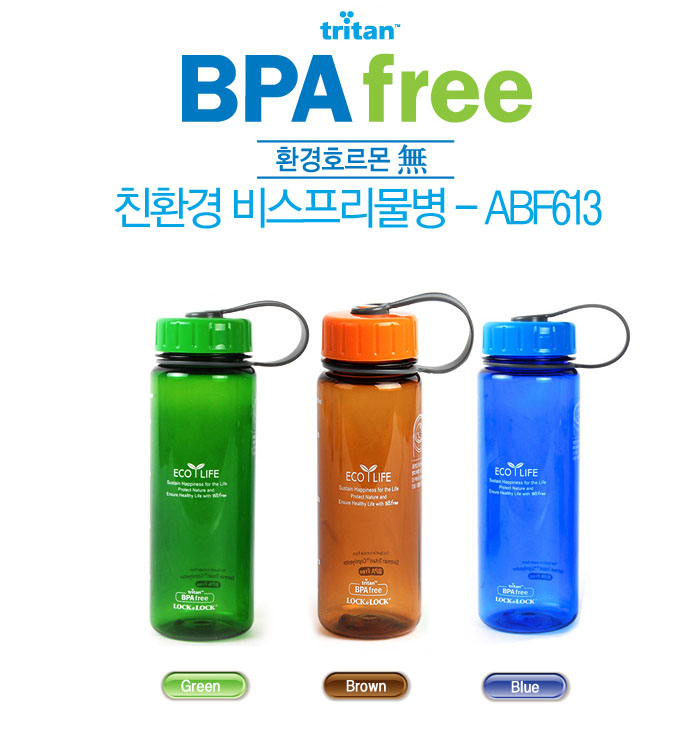 Bình Đựng Nước Chia Vạch Lock&Lock Eco 500ml ABF613B Xanh Dương