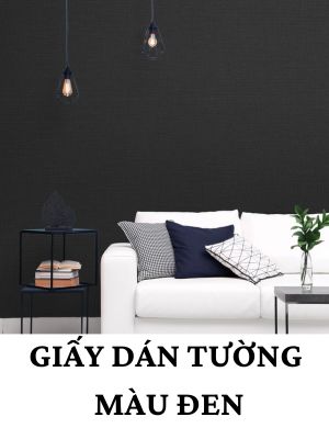 giấy dán tường màu đen