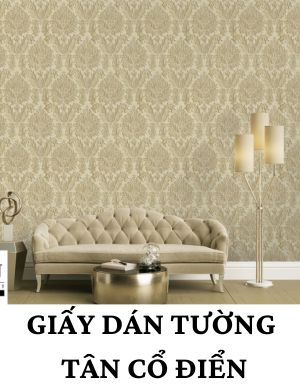 giấy dán tường tân cổ điển