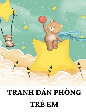 tranh dán tường phòng trẻ em