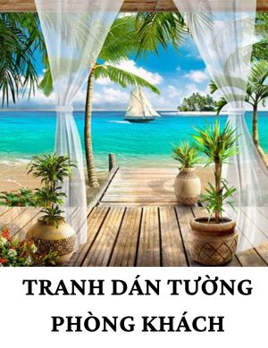 tranh dán tường phòng khách