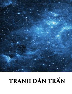 tranh dán trần