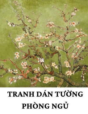 tranh dán tường phòng ngủ