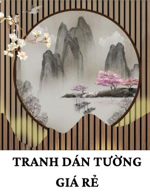 tranh dán tường giá rẻ