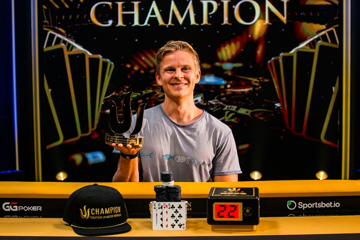 Martin Dam giành Giải nhất của giải đấu PLO Triton Poker Series