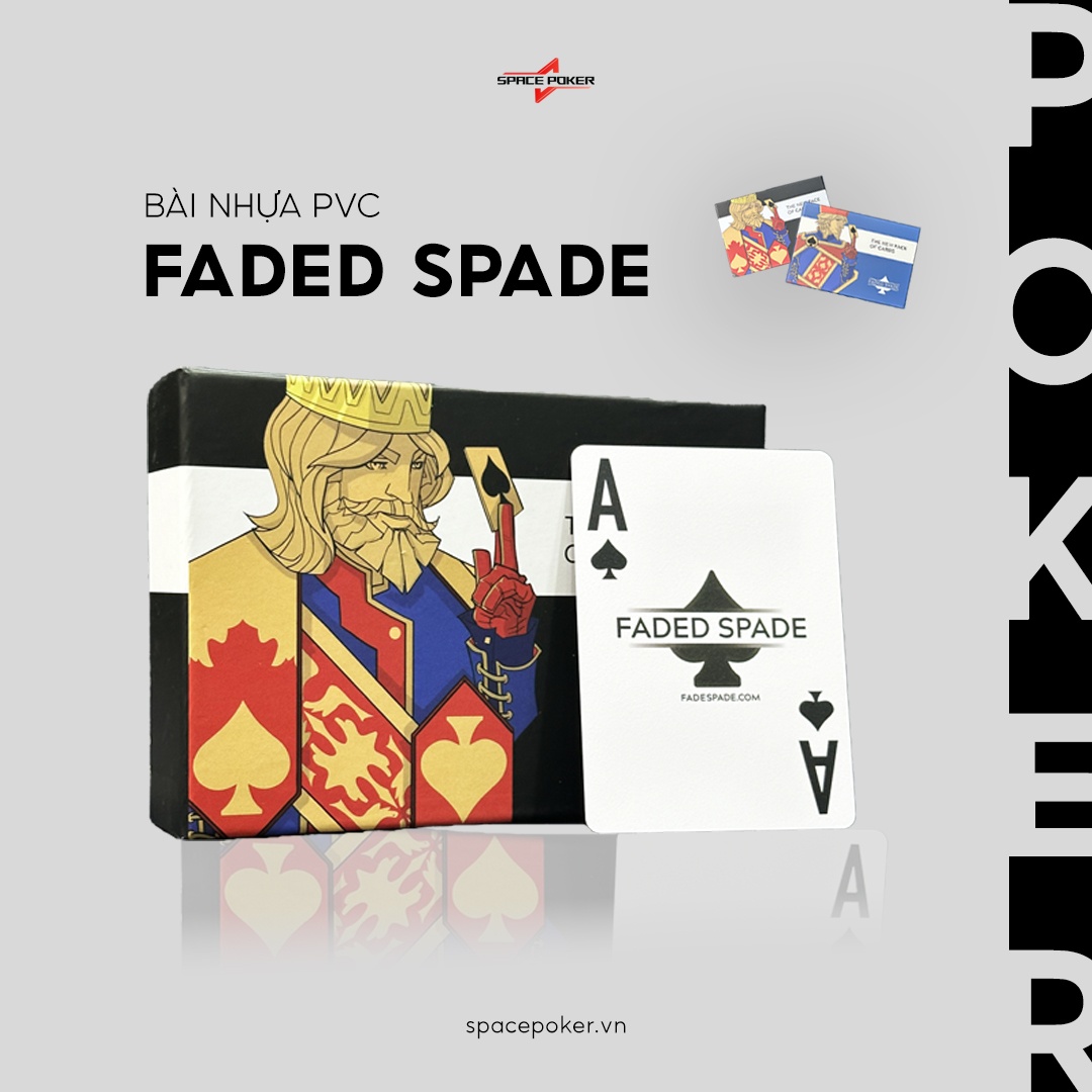 Bài nhựa Faded Spade Premium