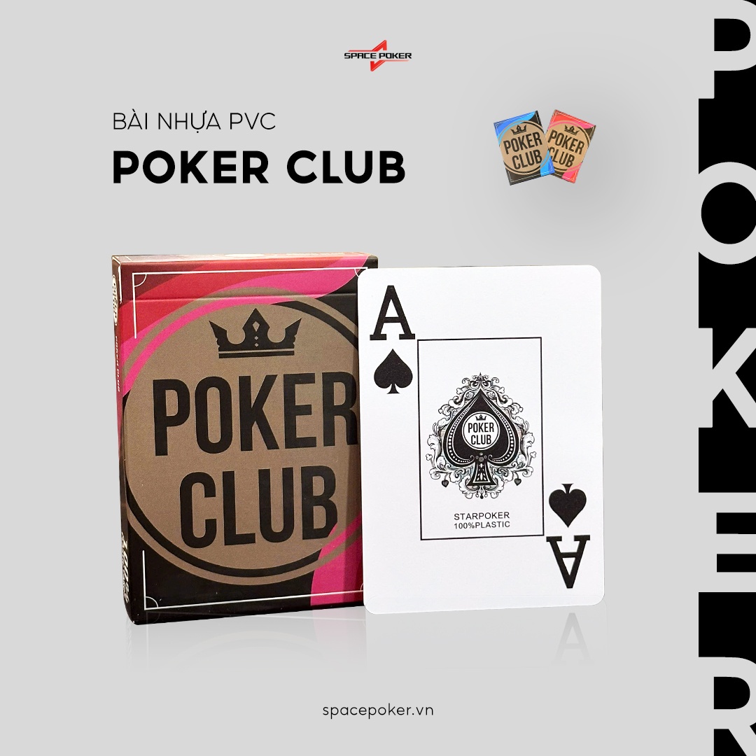Bài nhựa PVC Poker Club