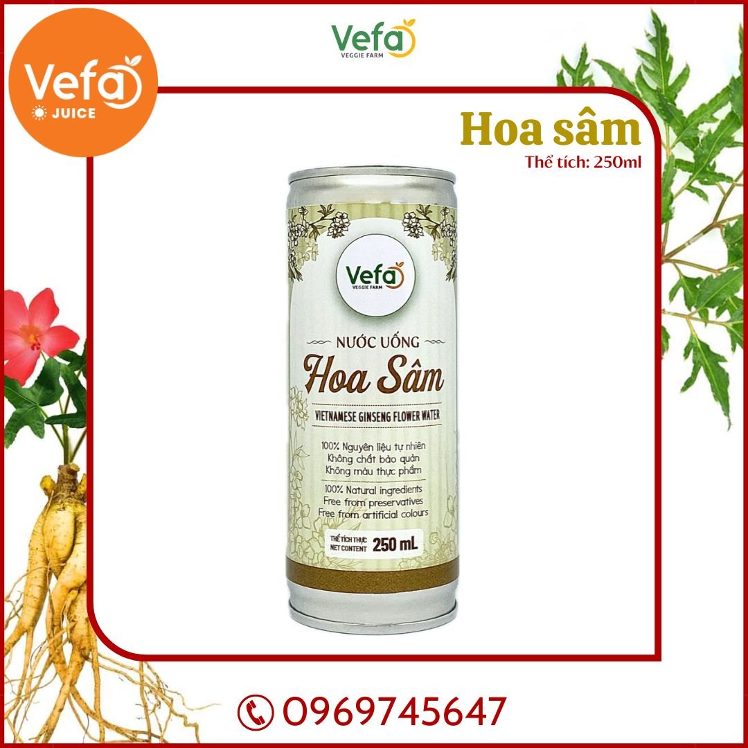 NƯỚC UỐNG HOA SÂM VIETNAMESE GINSENG FLOWER JUICE