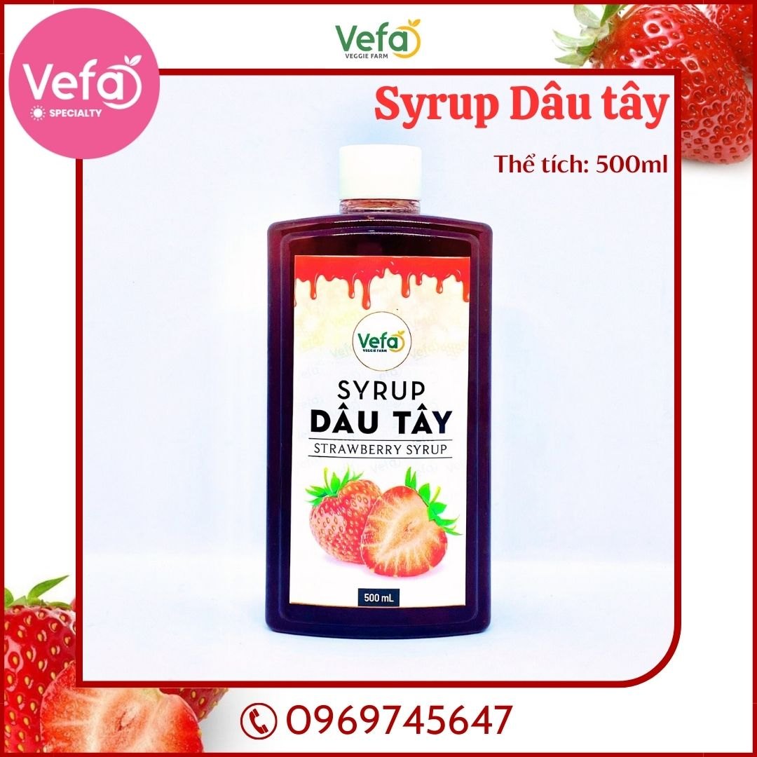 SYRUP DÂU TÂY 500ML