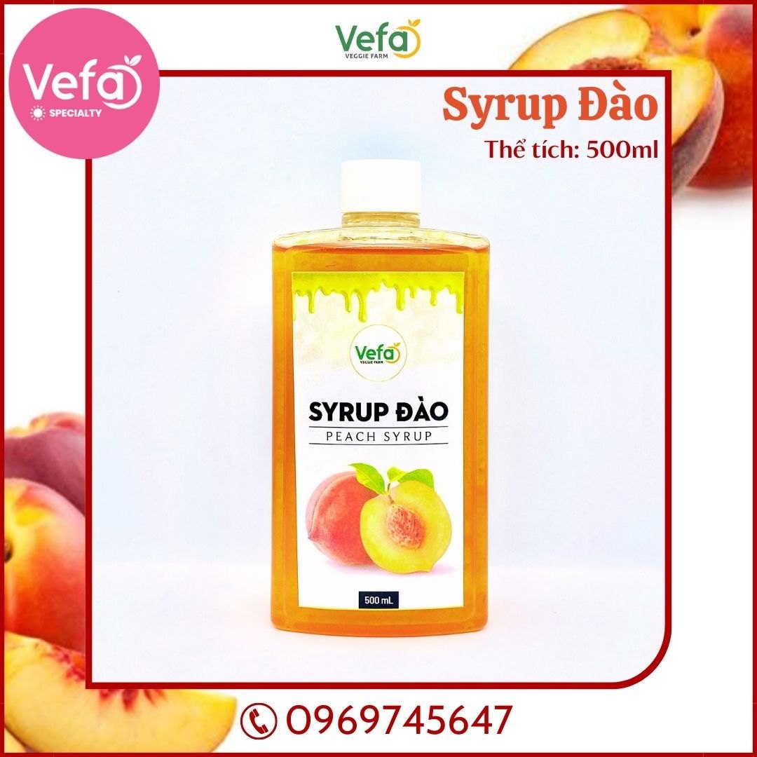 SYRUP ĐÀO 500ML