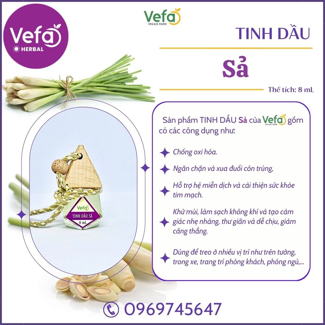 TINH DẦU SẢ 8ML