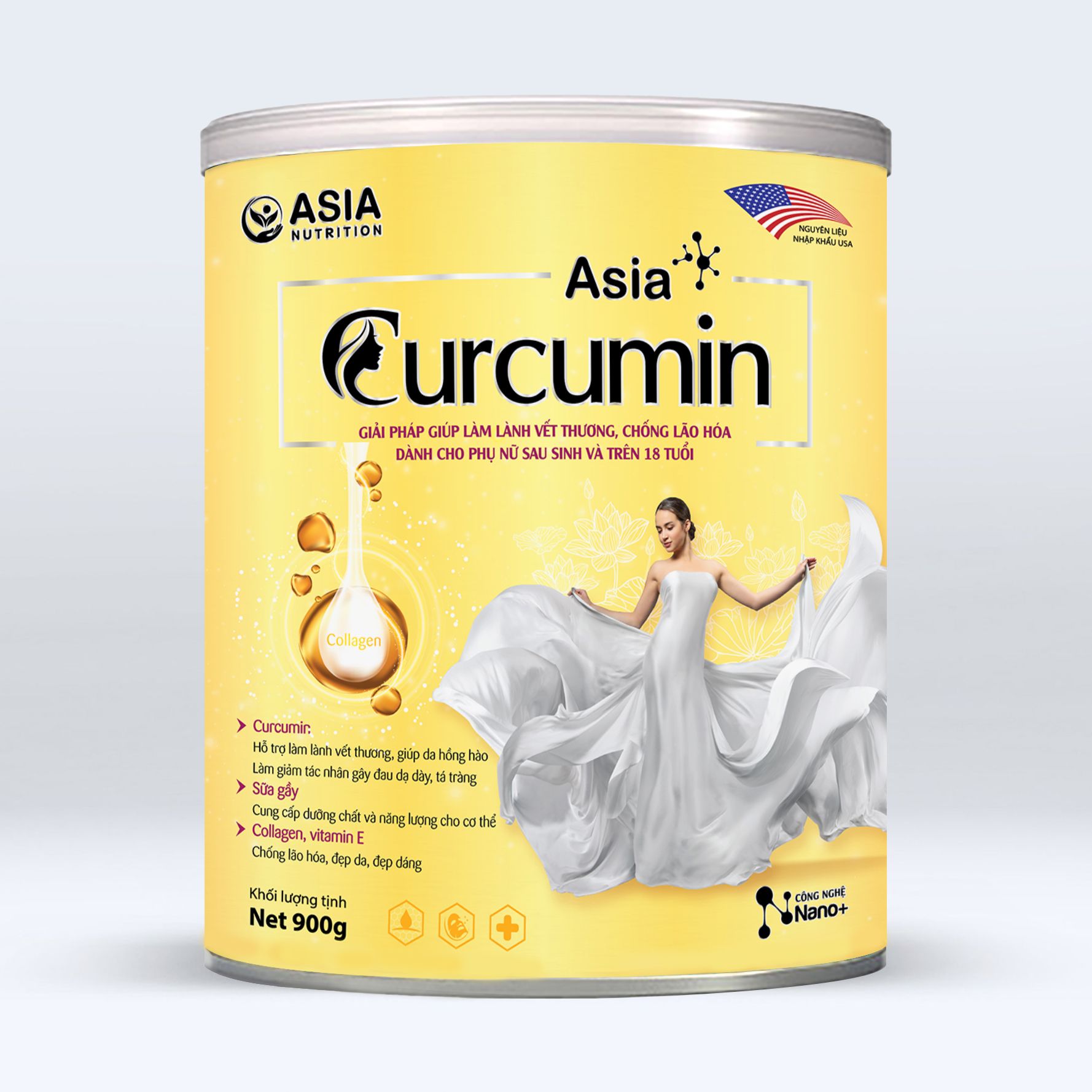 Đánh giá sữa dinh dưỡng Asia Curcumin: Công dụng, Thành phần, Cách sử dụng