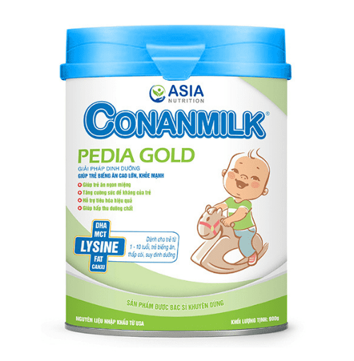 Phân tích mới nhất sữa cho bé Conanmilk Pedia Gold ‘thành phần’ ‘công dụng’