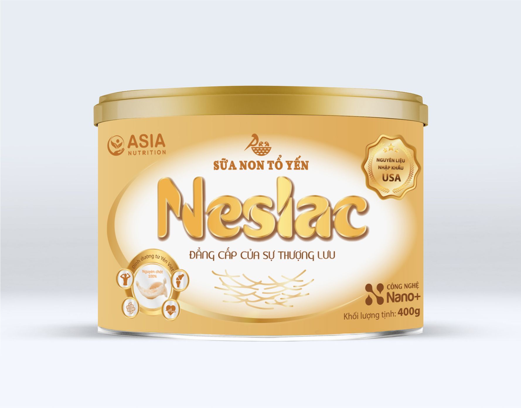 Sữa non tổ yến Neslac - Đẳng cấp của sự thượng lưu