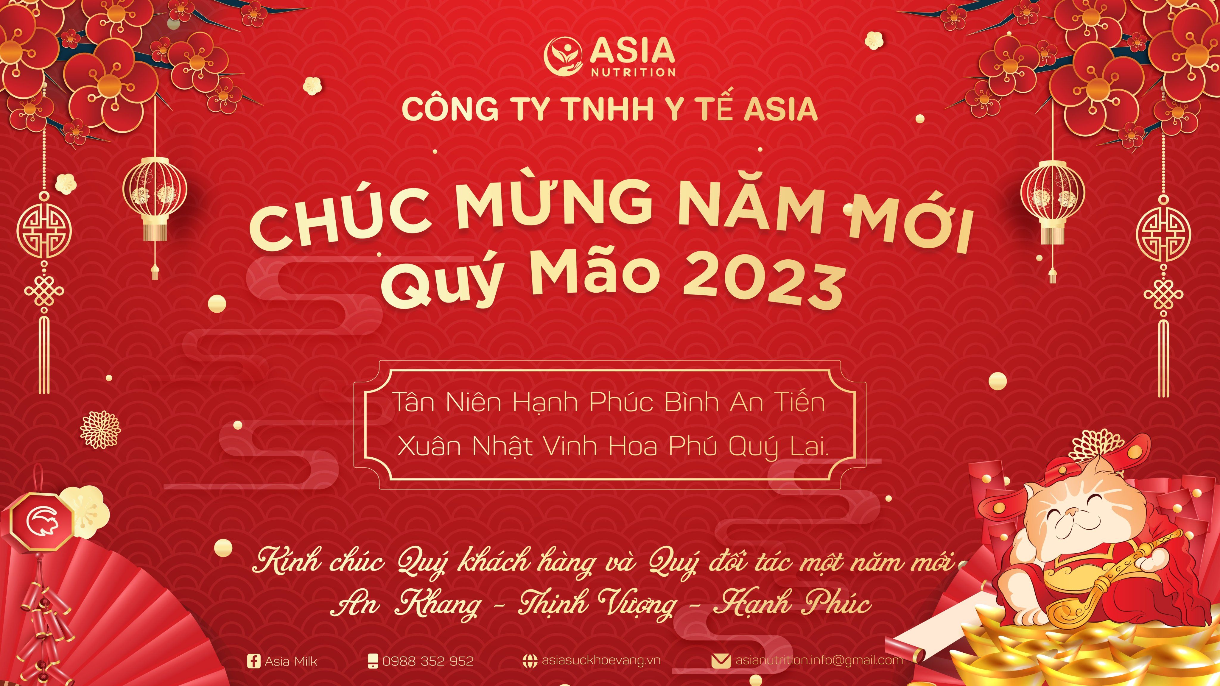 ASIA NUTRITION CUNG CHÚC TÂN XUÂN - QUÝ MÃO 2023