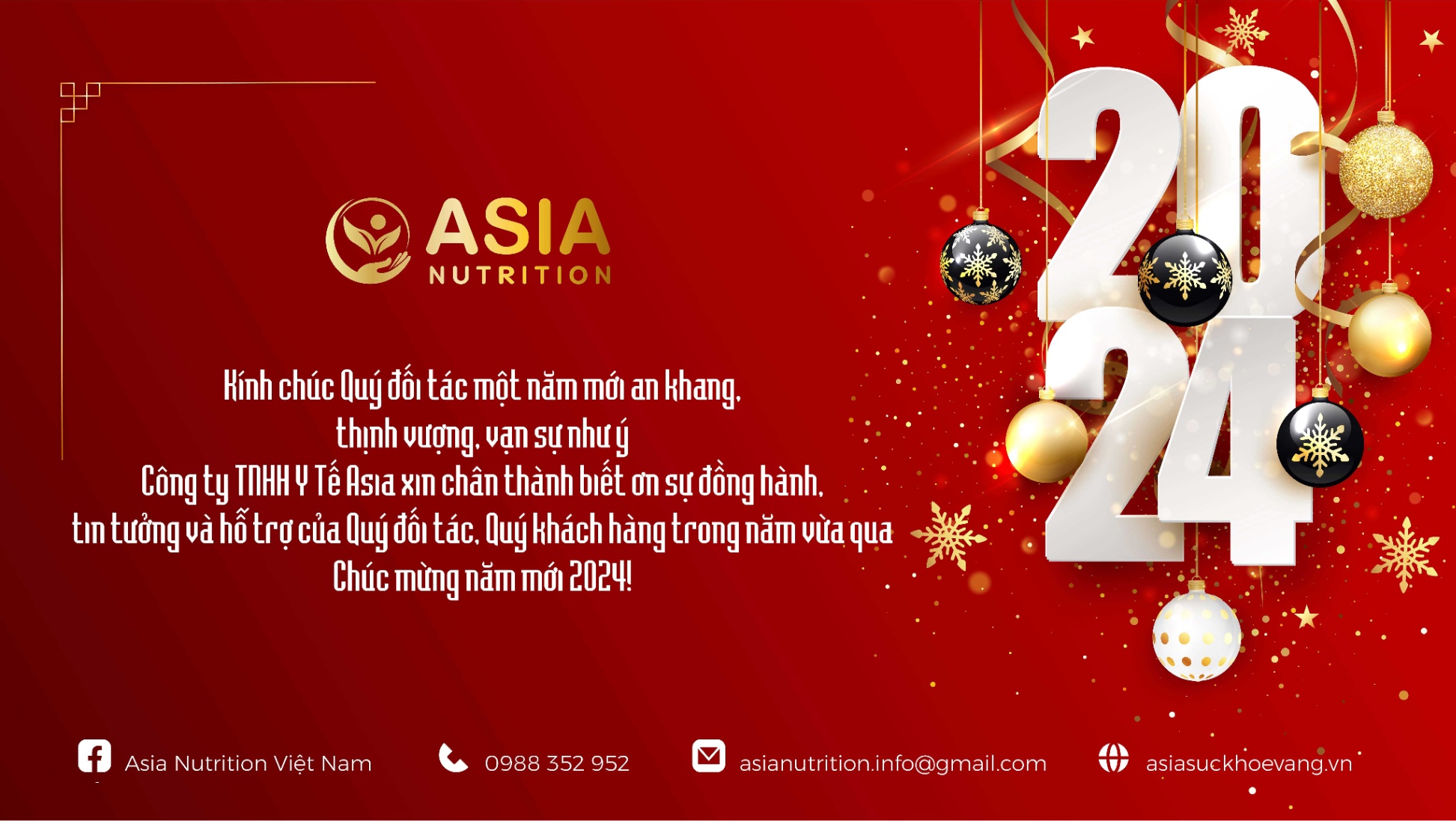 HAPPY NEW YEAR 2024 - CHÚC MỪNG NĂM MỚI 2024