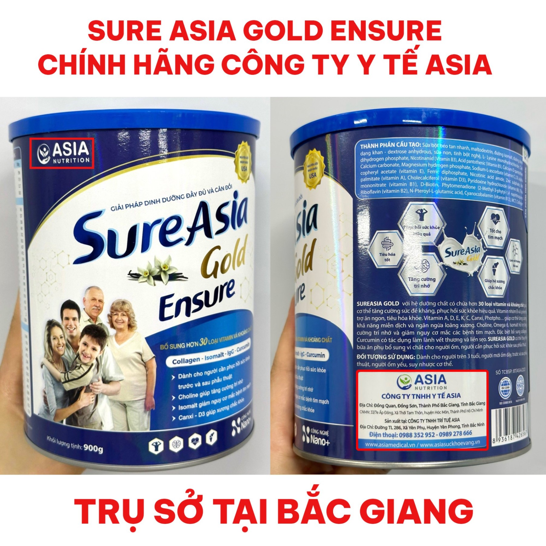 Thông báo cảnh giác hàng giả, hàng nhái thương hiệu sữa Sure Asia Gold