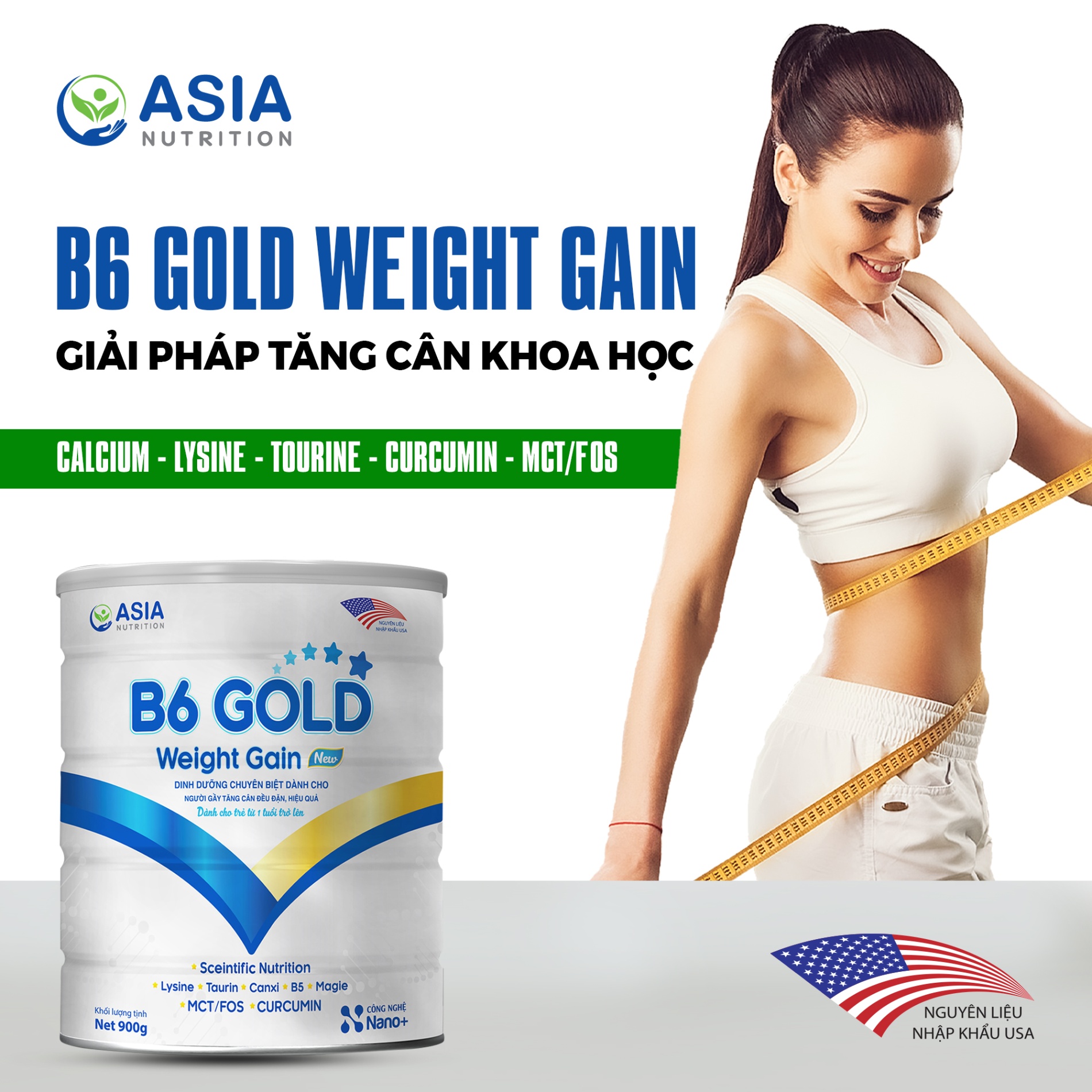 CHUYÊN GIA ASIA NUTRITION MÁCH BẠN 12 BÍ KÍP GIÚP BẠN TĂNG CÂN HIỆU QUẢ