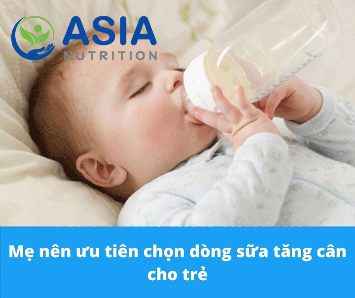 Sữa tăng cân cho bé 1 tuổi nên chọn loại nào?