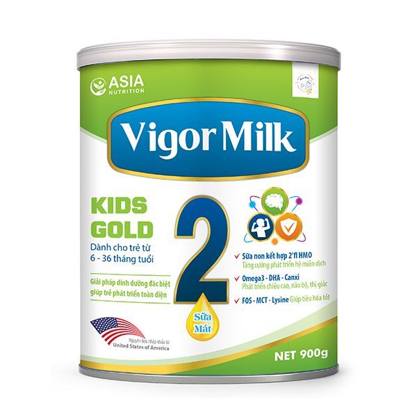 Vigor Milk Kids Gold số 2 là dòng sữa y tế được các bác sĩ và các chuyên gia dinh dưỡng khuyên dùng