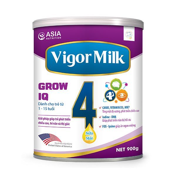 Sữa y tế Vigor Milk Grow IQ số 4 là một trong các dòng sữa y tế được nhiều bác sĩ và chuyên gia dinh dưỡng khuyên dùng nhất hiện nay