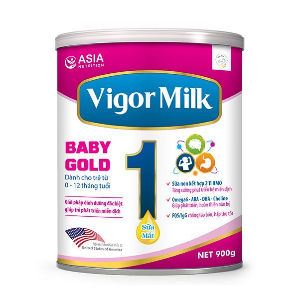 Sữa Vigor Milk Baby Gold số 1 là dòng sữa y tế dành cho trẻ từ 0 - 12 tháng tuổi