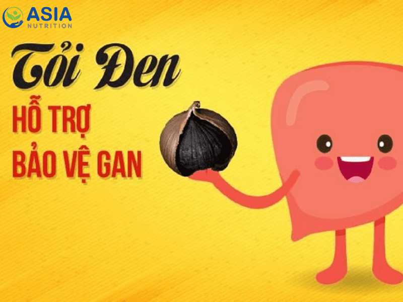 Tỏi đen hỗ trợ bảo vệ gan