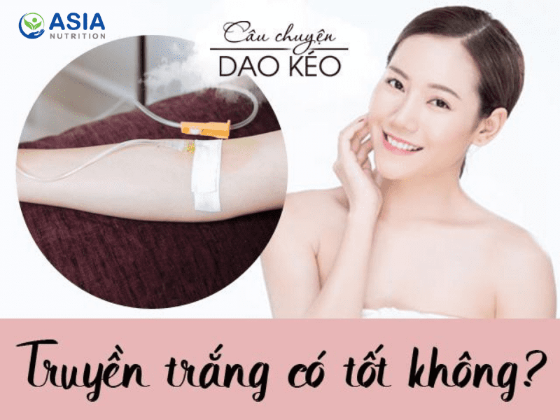 Tiêm truyền trắng là một phương pháp làm tắng da nhanh nhưng không an toàn, tiềm ẩn nhiều rủi ro