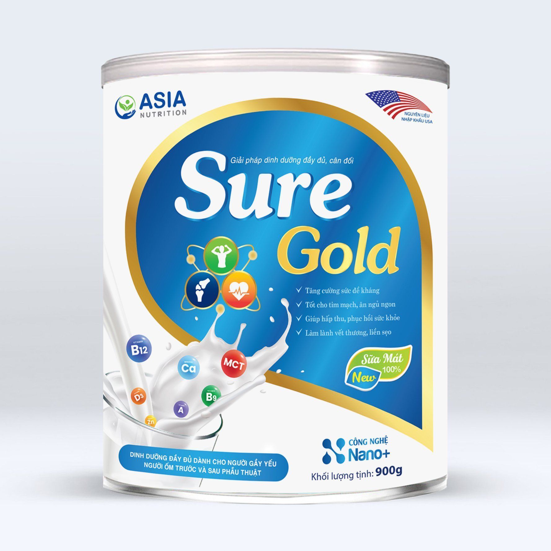 Sữa Sure Gold - giải pháp dinh dưỡng tuyệt vời cho người suy nhược