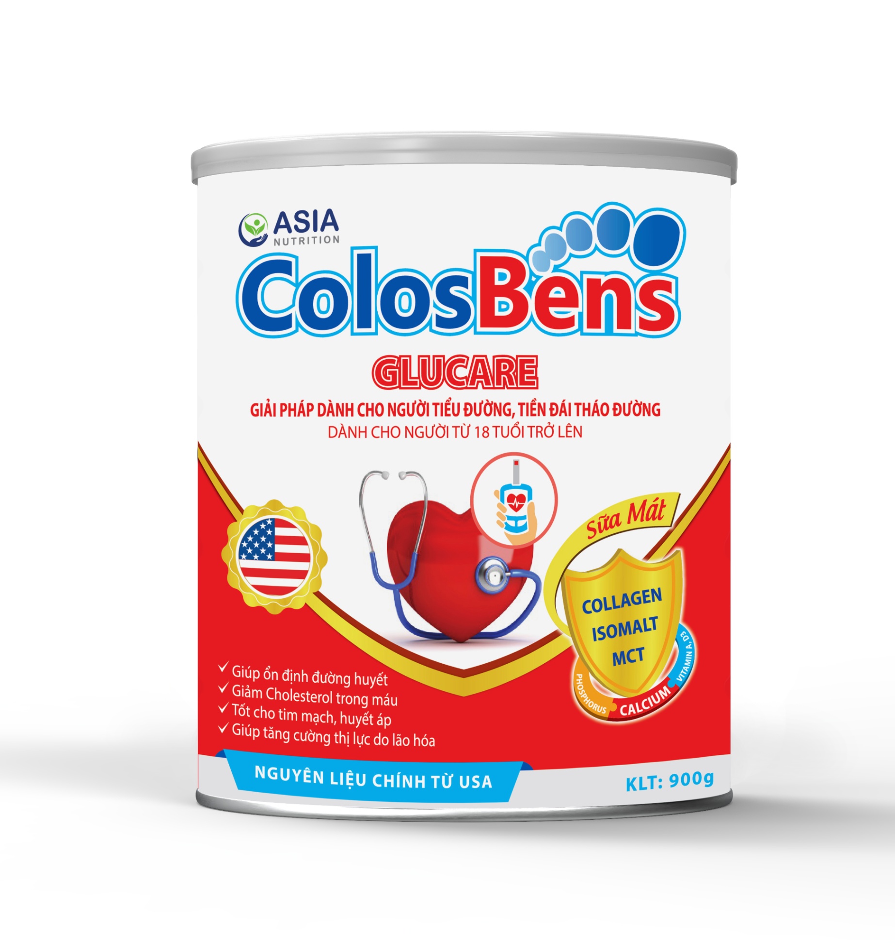 SỮA BỘT DINH DƯỠNG COLOSBEN GLU CARE