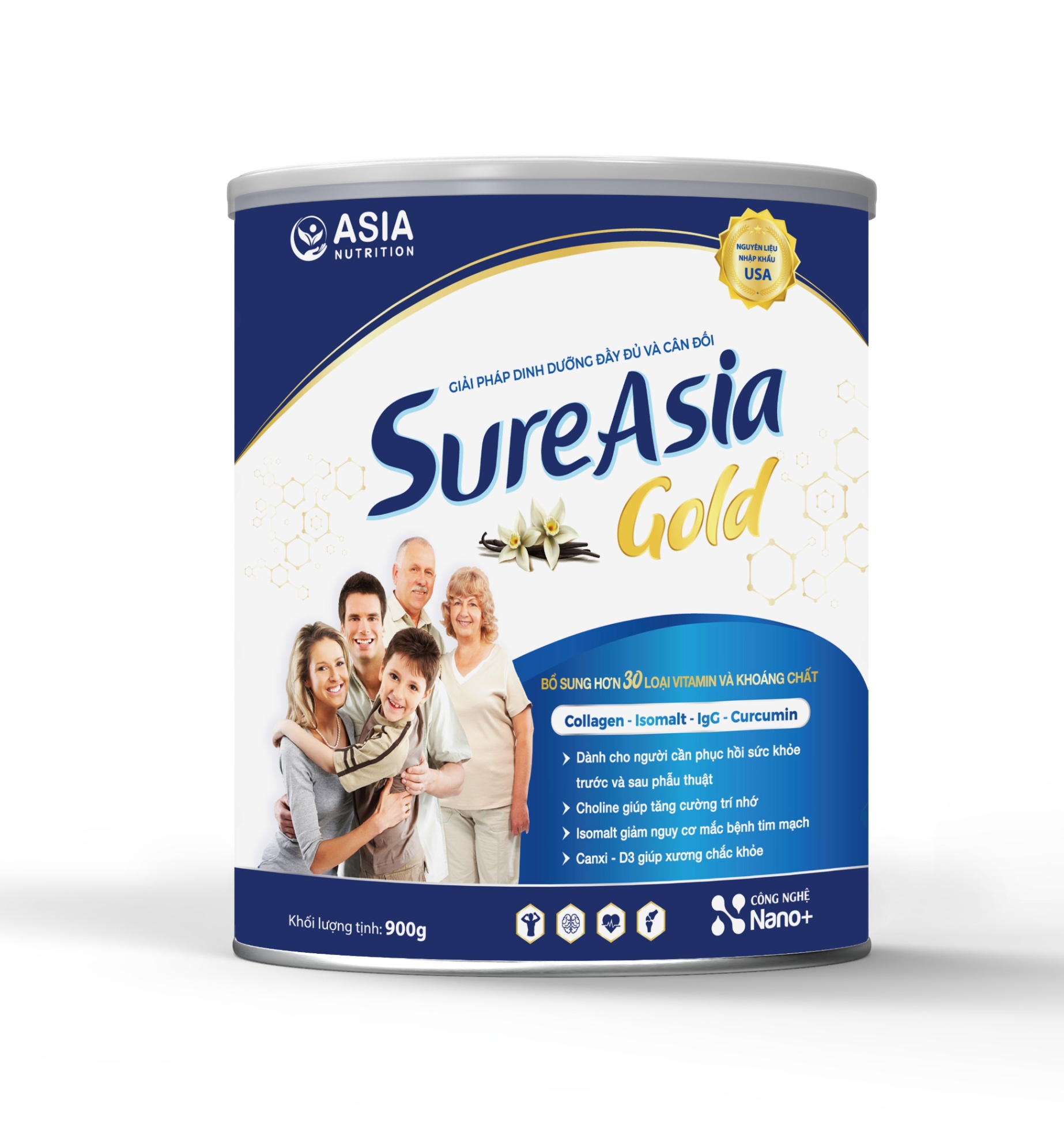 Sữa dinh dưỡng phục hồi suy nhược Sure Asia Gold