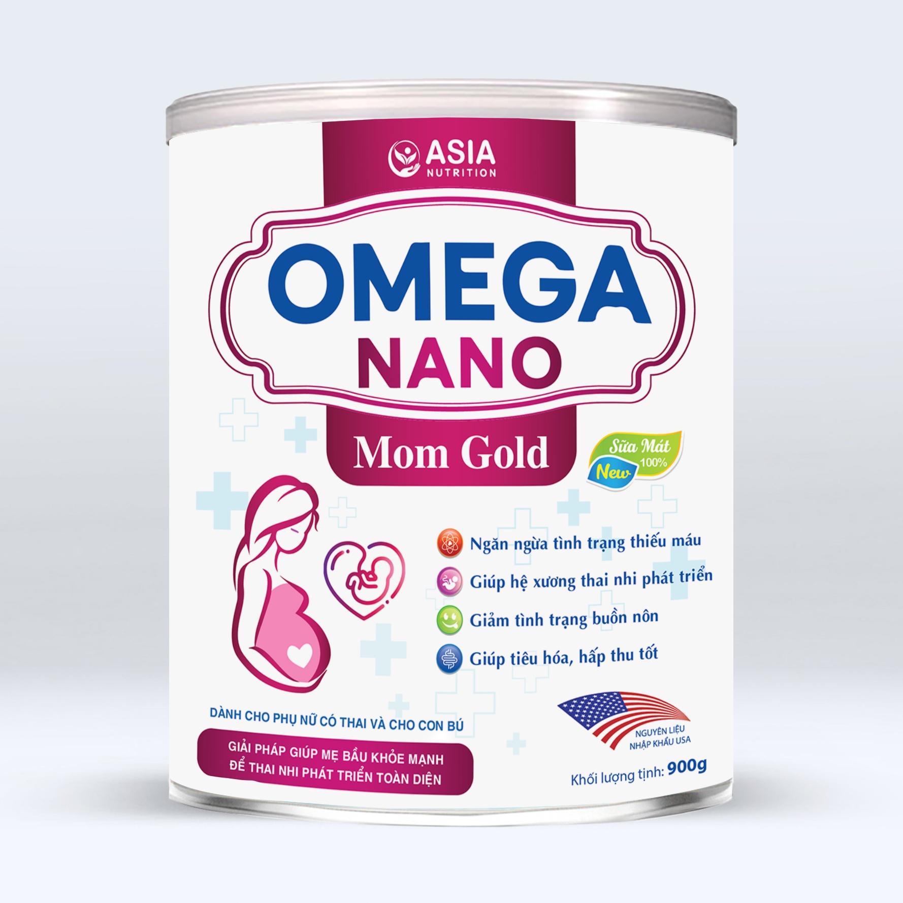 SỮA CHO BÀ BẦU OMEGA NANO MOM GOLD