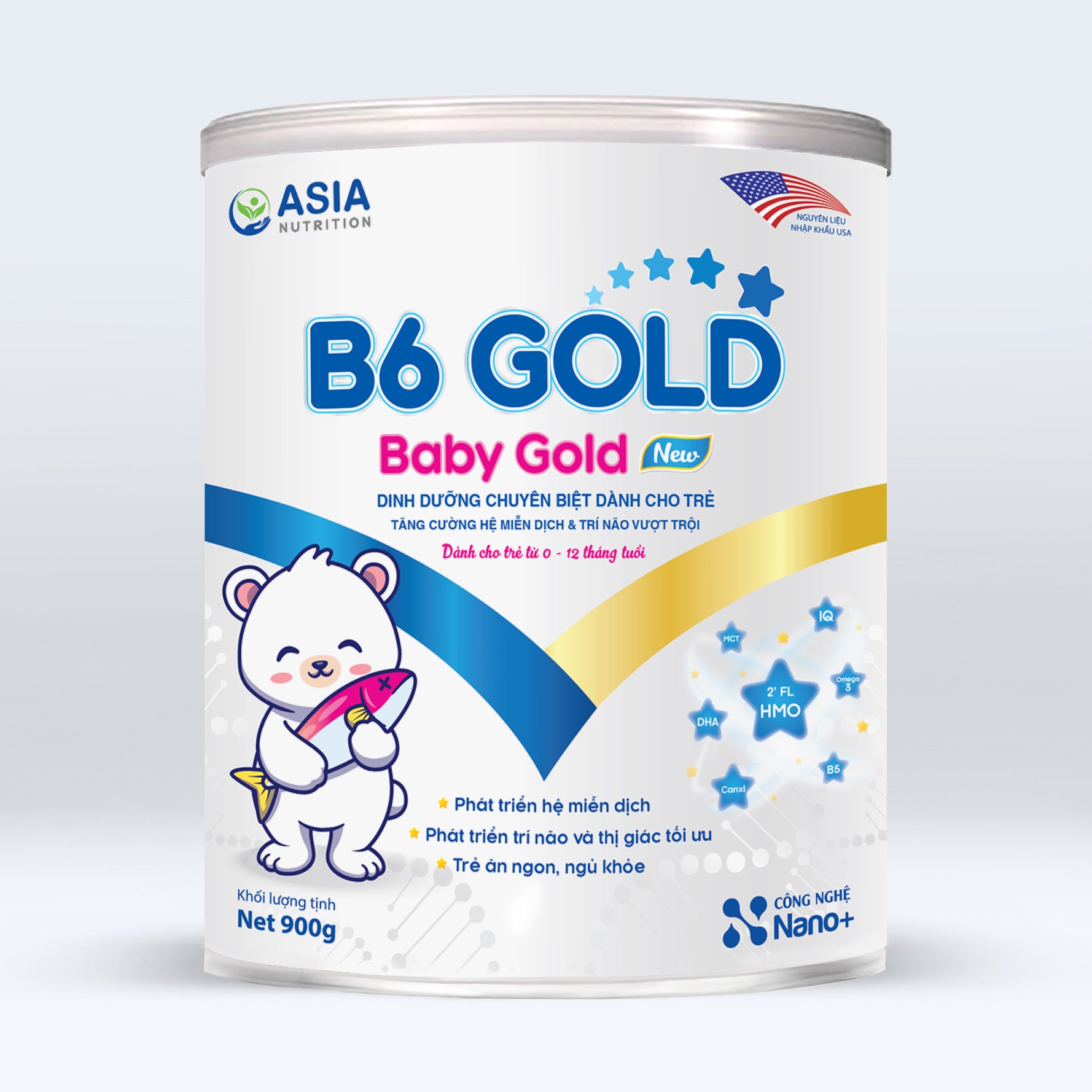 SỮA BỘT CHO BÉ B6 GOLD BABY GOLD