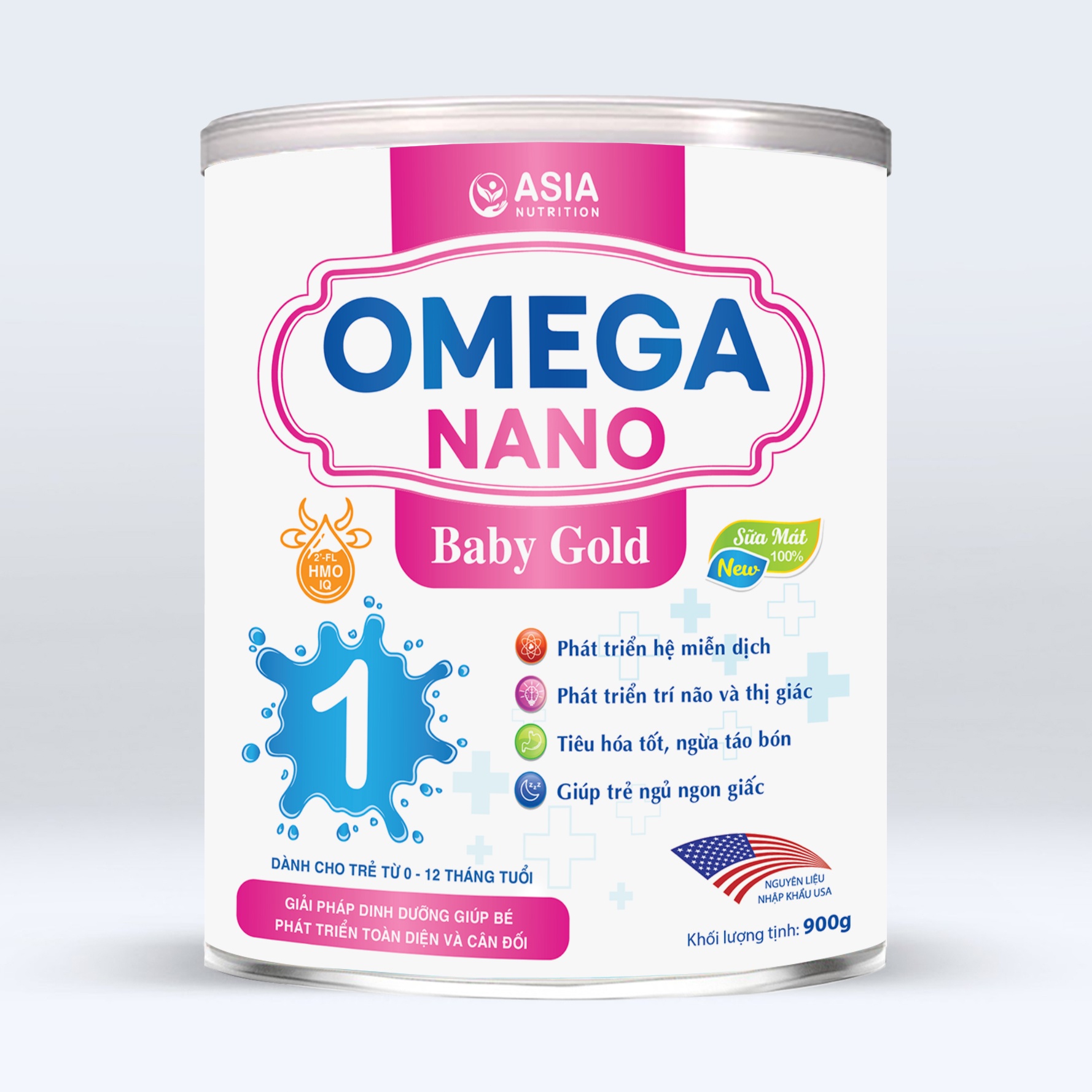 SỮA BỘT CHO BÉ OMEGA NANO BABY GOLD