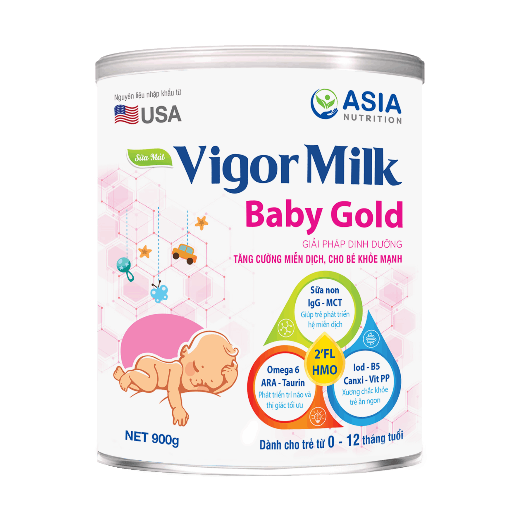 SỮA BỘT CHO BÉ VIGORMILK BABY GOLD