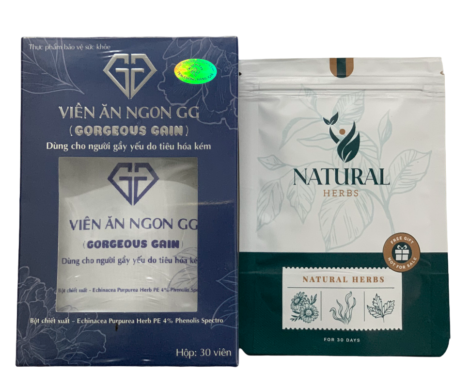 Viên Ăn Ngon GG Gorgeous Gain – Giúp Tăng Cân Hiệu Quả