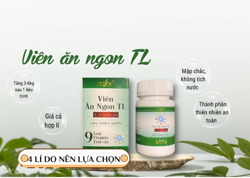 Viên Ăn Ngon Tăng Cân TL Hộp 100 Viên