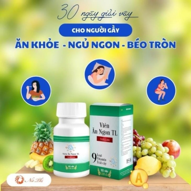 Viên Ăn Ngon Tăng Cân TL Hộp 100 Viên