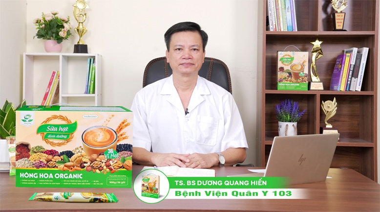 Sữa Hạt Dinh Dưỡng 36 Vị Hạt Hồng Hoa Organic