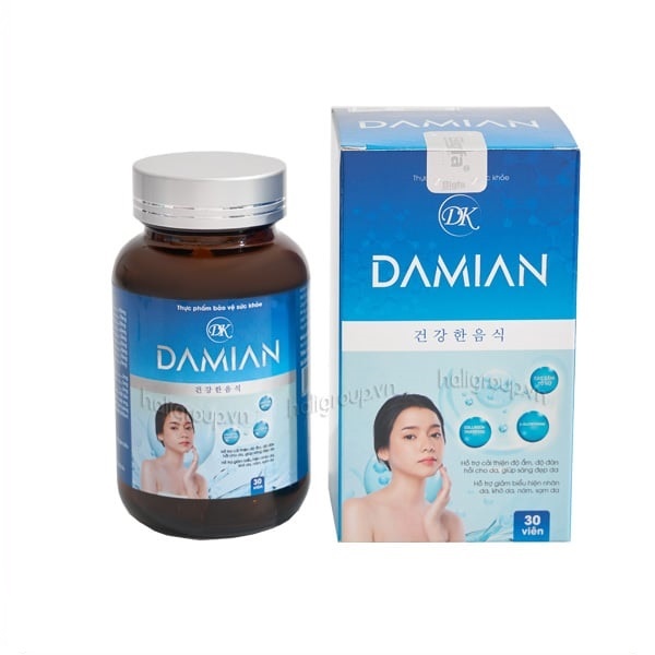 Viên Uống Trắng Da Damian Dakami – Hộp 30 Viên