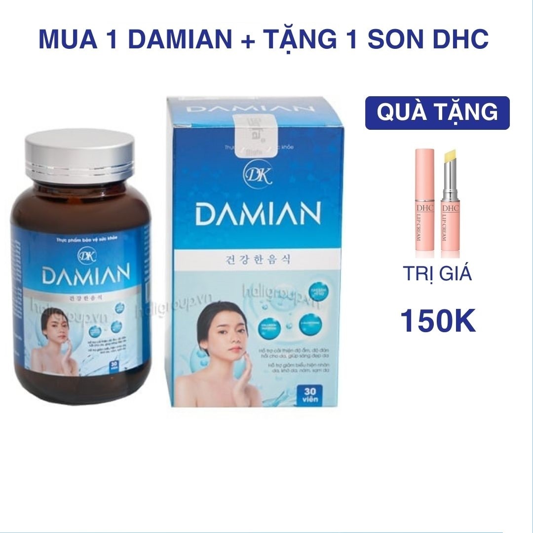 Viên Uống Trắng Da Damian Dakami – Hộp 30 Viên