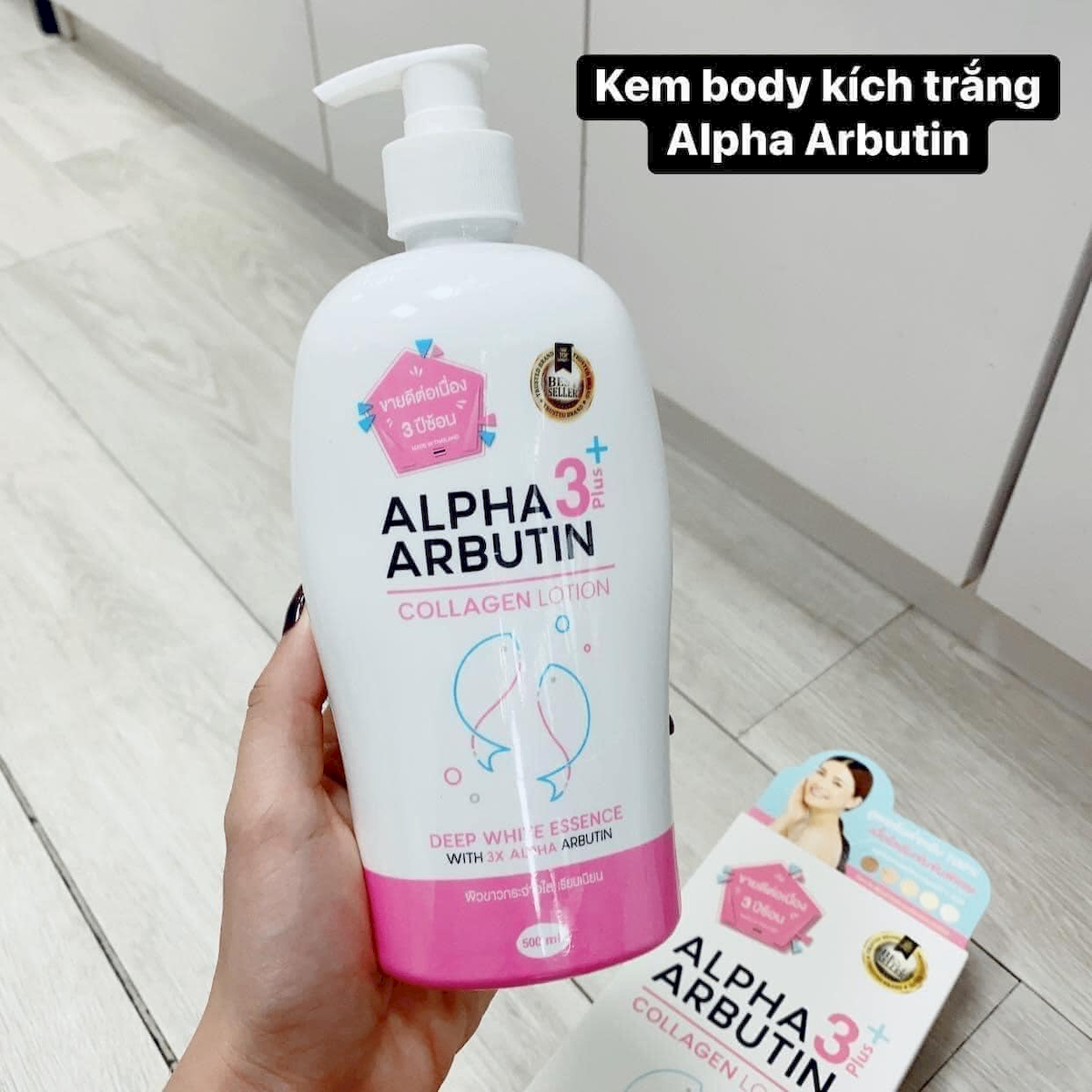 Sữa Dưỡng Thể Alpha Arbutin Collagen Lotion Dưỡng Trắng Da 500ml