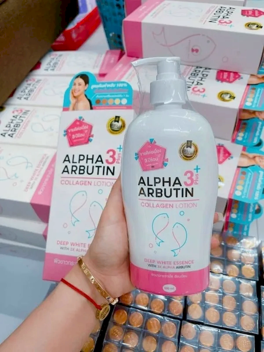 Sữa Dưỡng Thể Alpha Arbutin Collagen Lotion Dưỡng Trắng Da 500ml