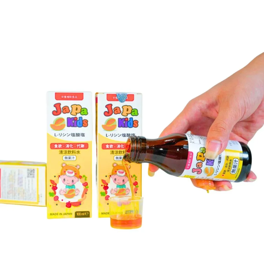 Siro Japa Kids Nhật Bản hỗ trợ bé ăn ngon miệng, tăng miễn dịch