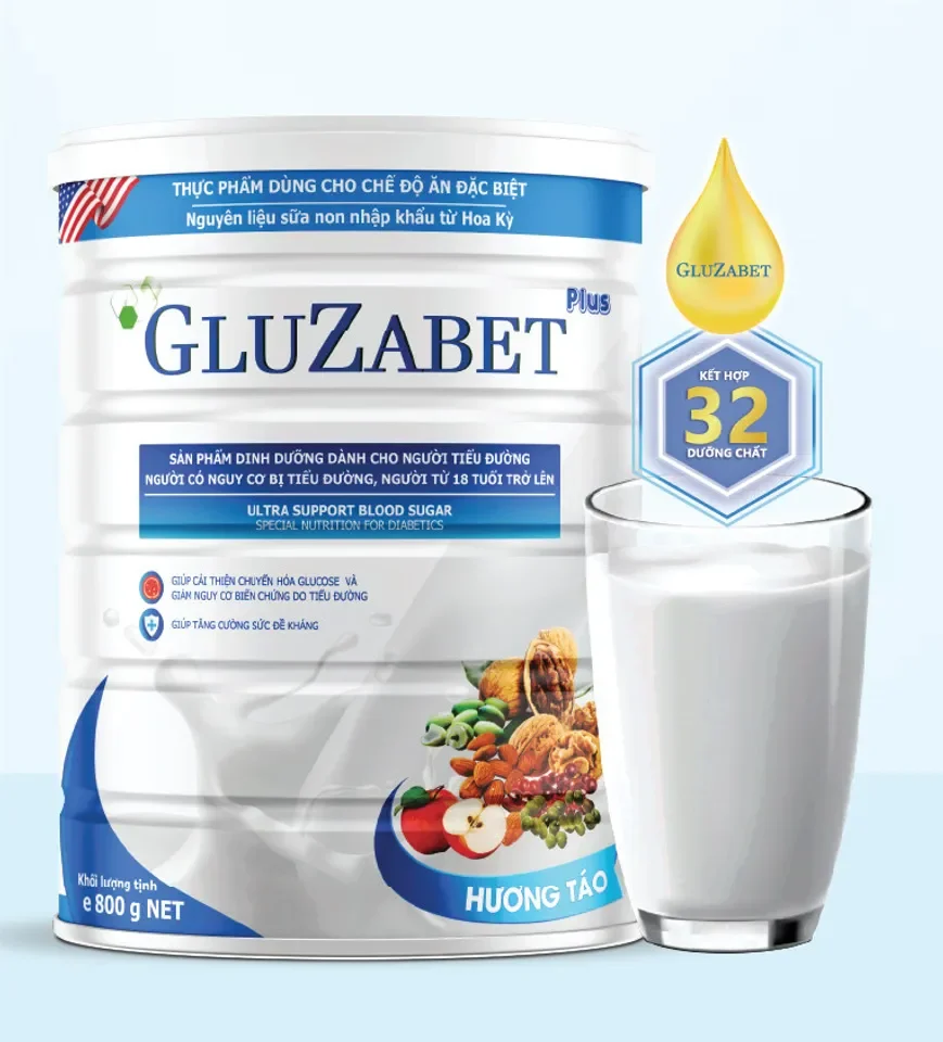 Sữa Tiểu Đường Gluzabet 800gr