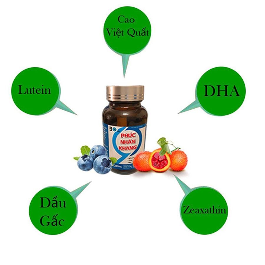 Phúc Nhãn Khang - Tăng Cường Thị Lực, Giảm Nhức Mỏi Mắt
