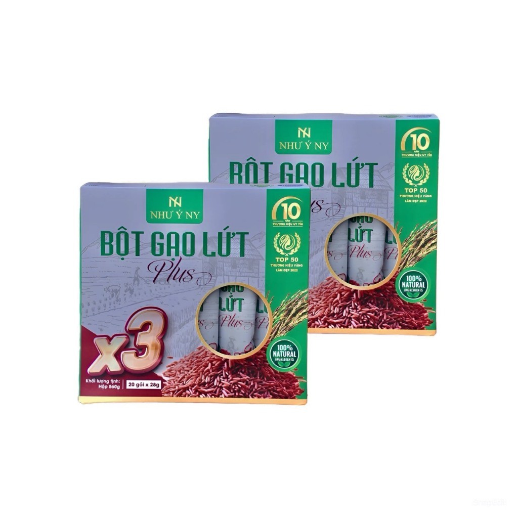 Bột Gạo Lứt Plus X3 Như Ý 20 Gói