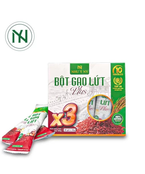 Bột Gạo Lứt Plus X3 Như Ý 20 Gói