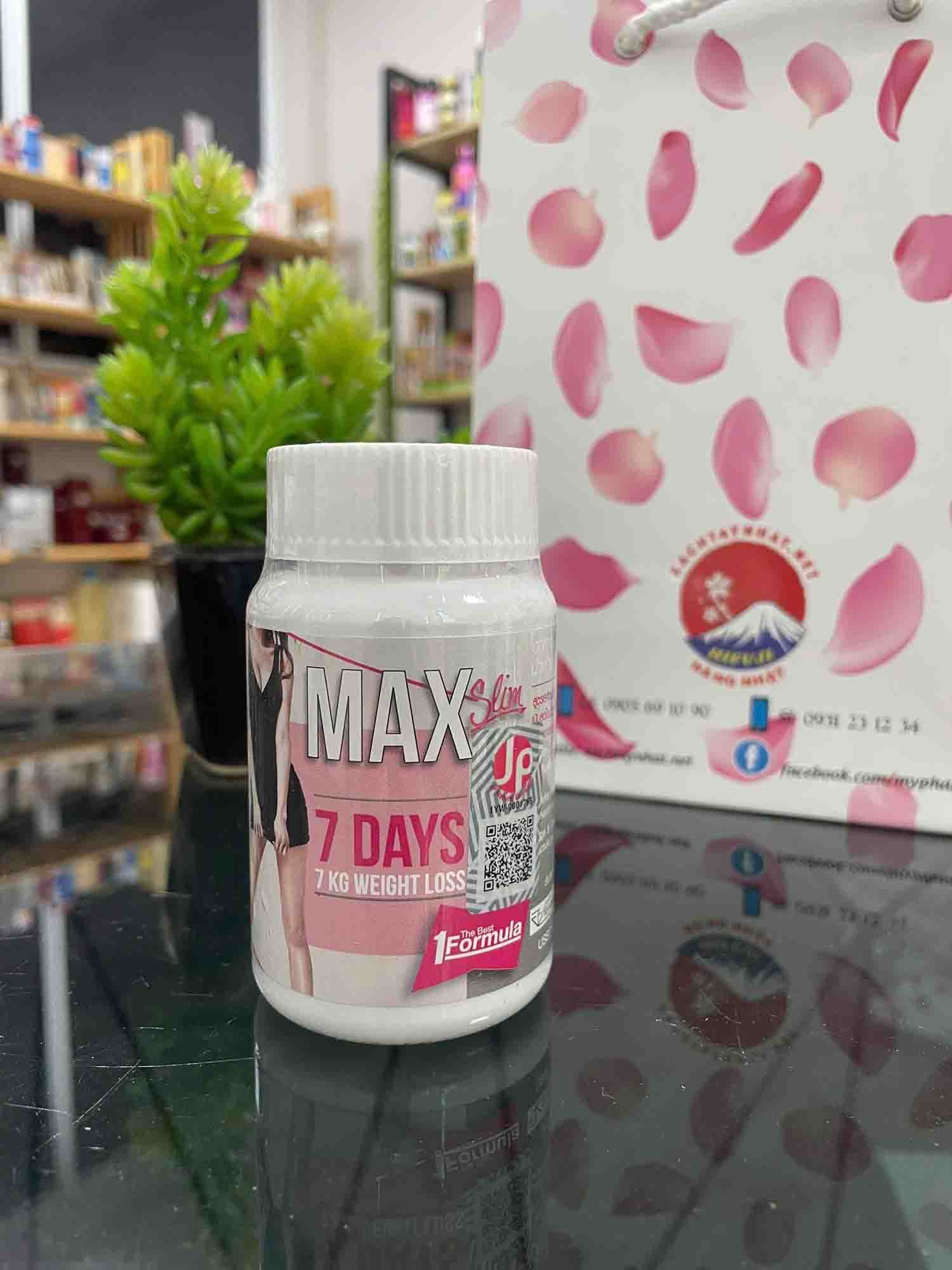 Viên uống giảm cân Max 7 Days Thái Lan 30 viên