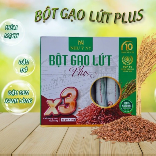 Bột Gạo Lứt Plus X3 Như Ý 20 Gói